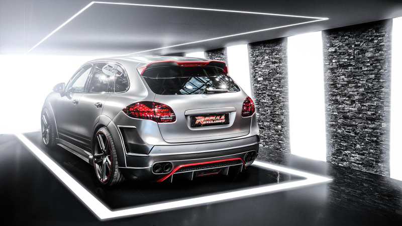 Illustration for article titled The Regula-Exclusive Porsche Cayenne Looks Like A Fake Future Movie Car